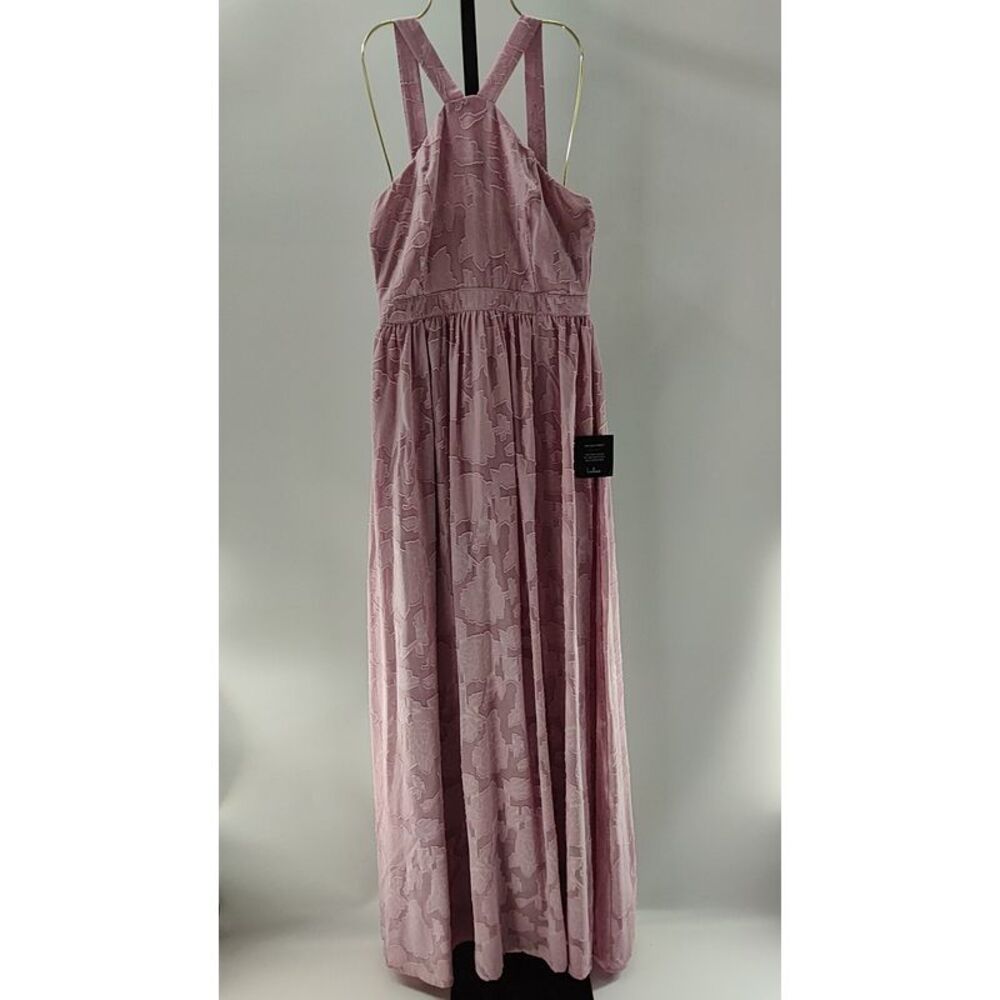Lulu's Dusty Rose Floral Maxi Dress